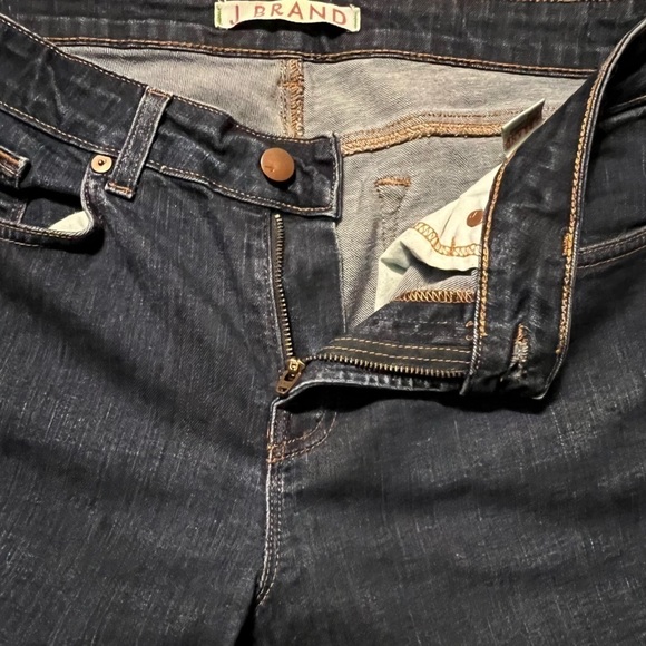 J Brand Curvy Fit Cigarette Leg Jeans Dark Wash Size 32 - Picture 9 of 9